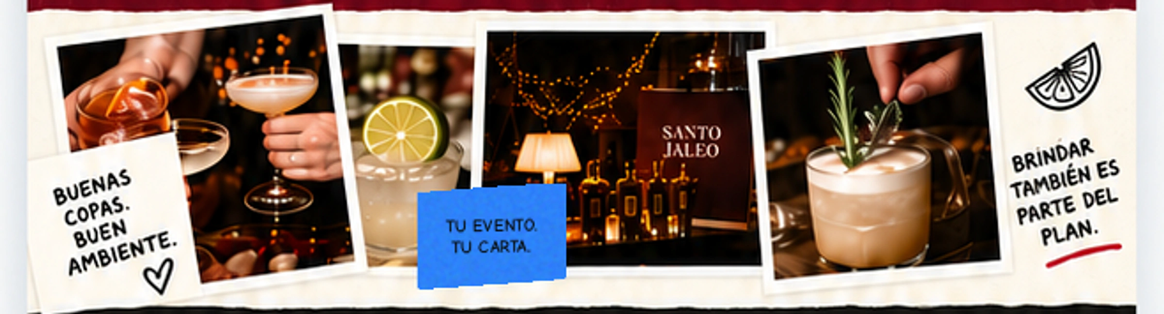 Cócteles y barra Santo Jaleo